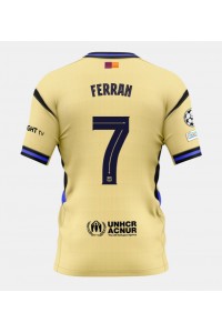 Barcelona Ferran Torres #7 Voetbaltruitje Uit tenue 2025-26 Korte Mouw